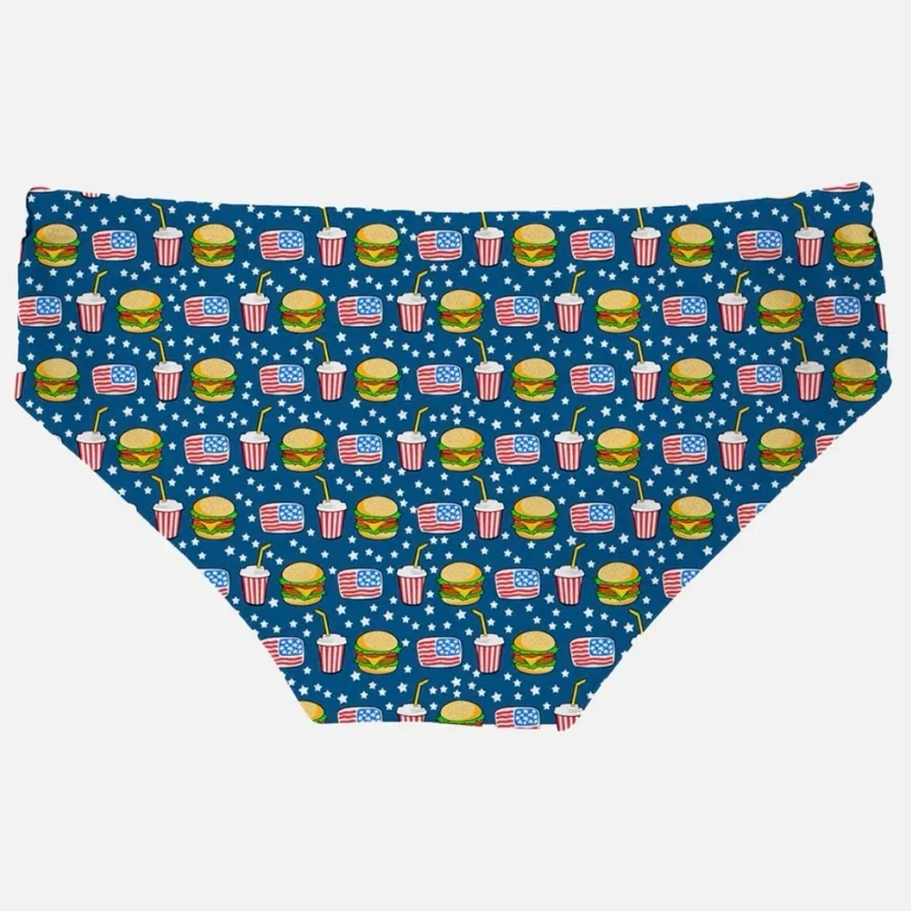 MC2 Saint Barth Blue Swim Briefs Size 2 🍔 🇺🇸